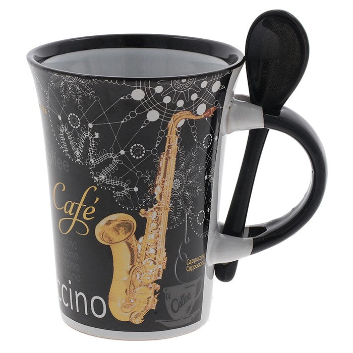 Cappuccino With Spoon Mug